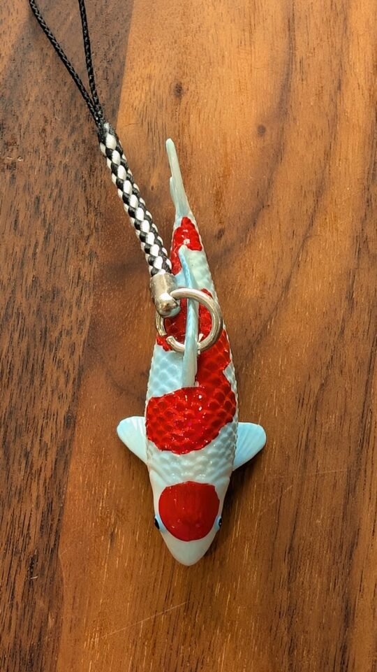 Ochiba - Miniature Koi Keychain Pendant
